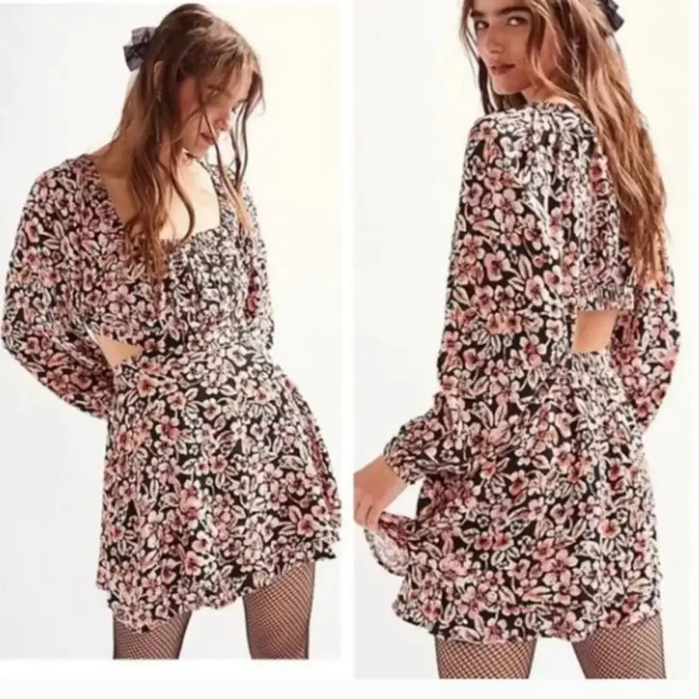 Free People Jael‎ Printed Mini Dress